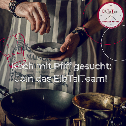 Bild 1 Koch mit Pfiff gesucht: Join das ElbTalTeam !