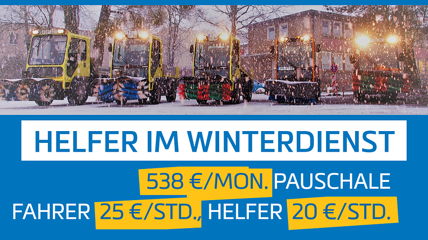 Bild 1 Saison-/Hilfskräfte (m/w/d) für Winterdienst