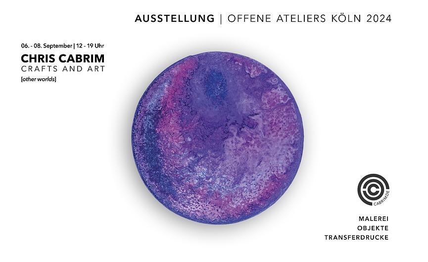 Bild 1 Mixed Media Ausstellung von Chris Cabrim zu den Offenen Ateliers Köln 2024