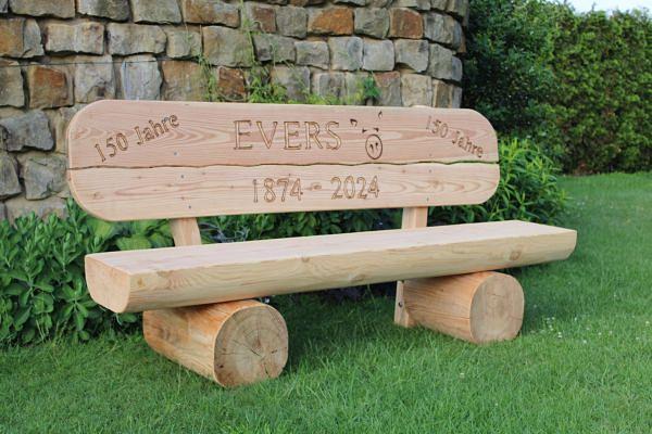 Bild 7 Gartenbank aus Holz. Rentners Geschenk.