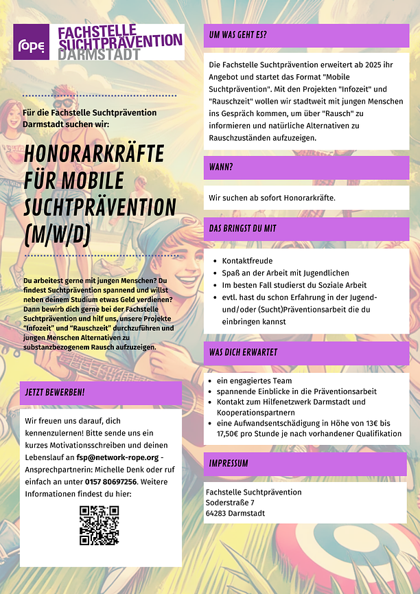 Bild 1 Honorarkräfte für mobile Suchtprävention