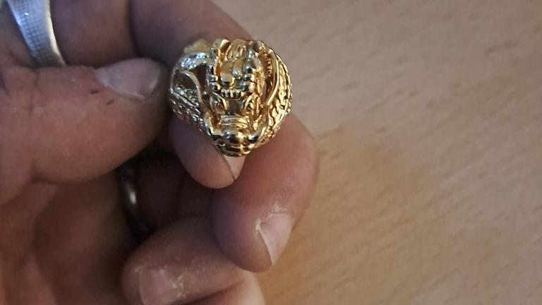 Drachen Ring in Gold