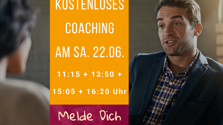 Vorschaubild Kostenloses Coaching am 22.06. in Berlin-Kreuzberg