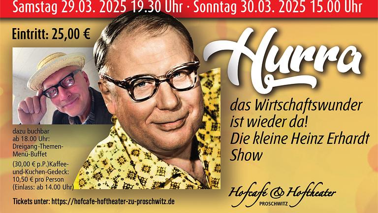 Heinz Erhandt Show --- "Hurra...das Wirtschaftswunder ist wieder da"