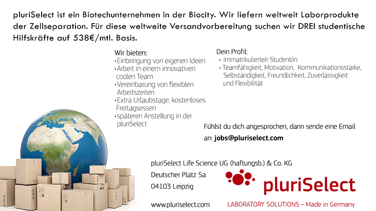 Studijob in der Biocity Leipzig