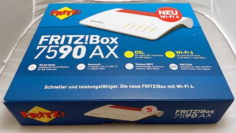 Fritz Box 7590 ax neu zu verkaufen