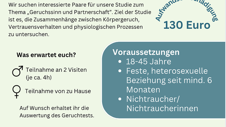 130€ bei Geruchs-Studie verdienen