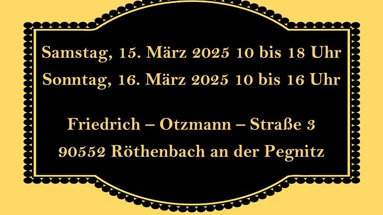 Vintage-Hausflohmarkt am 15. und 16. März 2025 in Röthenbach an der Pegnitz