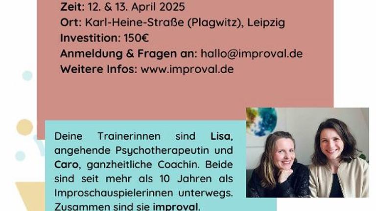 Improvisationstheater-Workshop für Neulinge 12.+13. April 2025