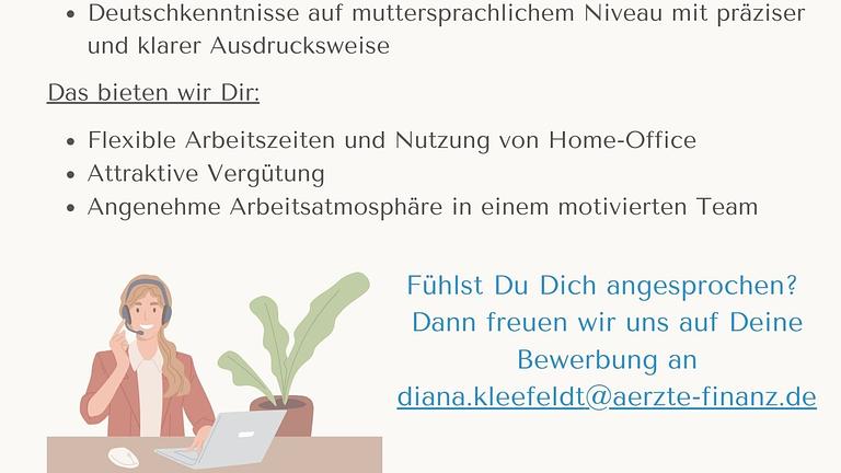 Studentische Aushilfe (m/w/d) für Telefonie in Teilzeit (12h/Woche)