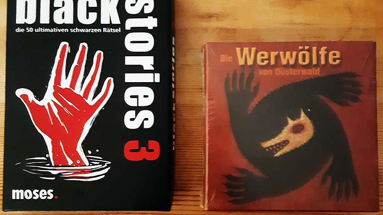 2 spannende interaktives Kartenspiel: Die Werwölfe von Düsterwald & Black Storie