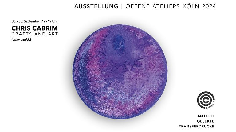 Mixed Media Ausstellung von Chris Cabrim zu den Offenen Ateliers Köln 2024