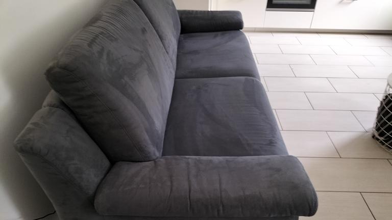 Sofa grau-blau