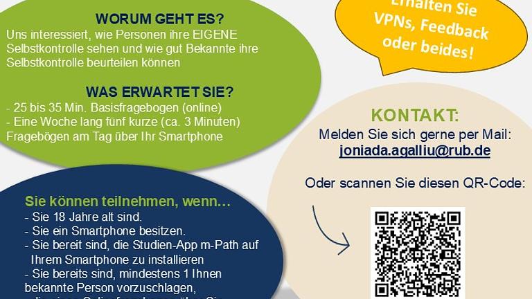 Studie: Eigene und externe Einschätzungen der Selbstkontrolle