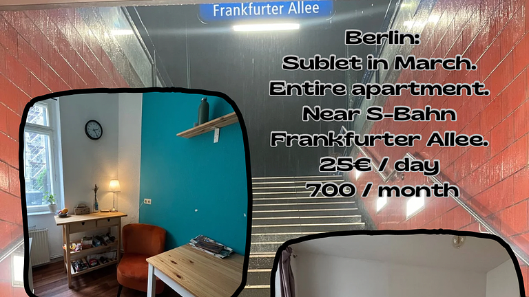 1,5 Zimmer Apartment im März