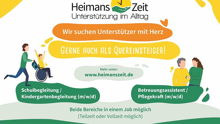 HeimansZeit sucht Unterstützer (m/w/d) mit Herz!