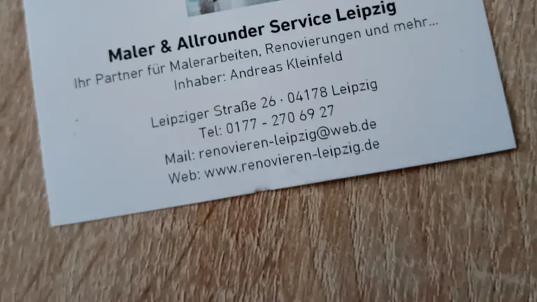 Maler - Handwerker - Bodenleger erledigt für Sie...