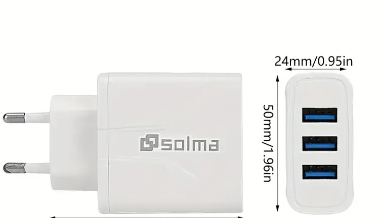 Solma 3-Port USB Ladestecker