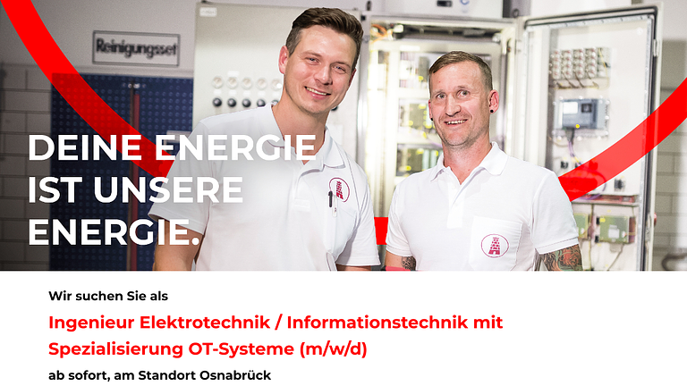 Ingenieur Elektrotechnik / Informationstechnik mit Spezialisierung OT-Systeme (m