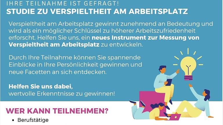 Studie mit Gewinnspiel zu Verspieltheit am Arbeitsplatz