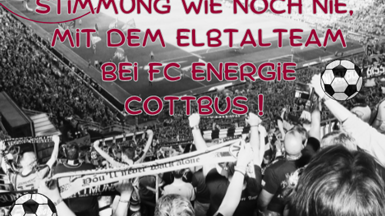 Unterstütze uns bei den Heimspielen von FC Energie Cottbus !